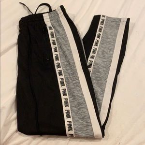 Victoria Secret Pink Track Joggers sz M